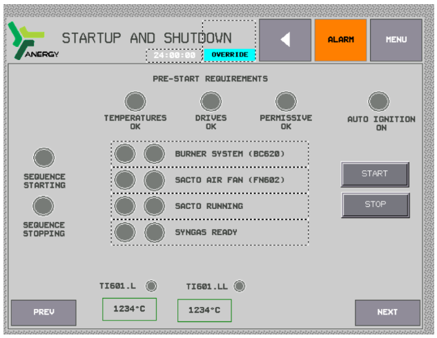 Loop 600: SACTO Startup and Shutdown Sequence — Reverse Coal ...